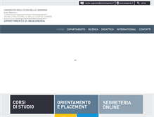 Tablet Screenshot of ingegneria.unina2.it