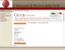 Tablet Screenshot of dottorati.unina2.it